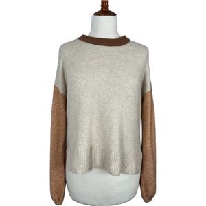 Madewell Colorblock Payton Merino Wool Alpaca Sweater Size Medium